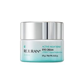 REJURAN ADVANCED Active Night Repair Eye Cream 15ml – DOT™ c-PDRN, Dual Peptides & Vitamin C | Firming, Smoothing & Brightening Under-Eye Treatment _ Made in KOREA
